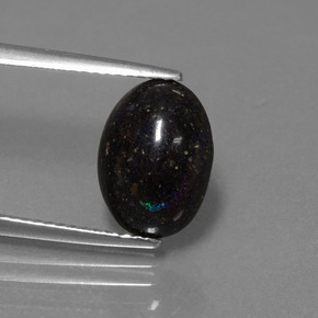 2.8ct Oval Cabochon Multicolor Opal in Matrix for sale thumb image of 2.8ct Oval Cabochon Multicolor Opal in Matrix (ID: 442382)