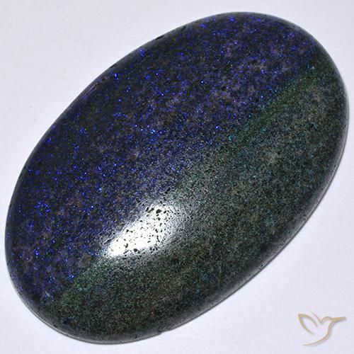Opale ovale de 52,4 ct en matrice, 42,8 x 27,5 mm du Honduras, Photo A