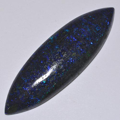 Multicolore Opali in Matrice Gem - 23.1ct Cabochon taglio marquise (ID: 513291)