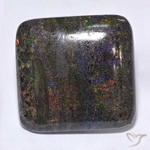 Opale Coussin Matrix de 51,05 ct, 29,7 x 28,7 mm du Honduras, Photo A