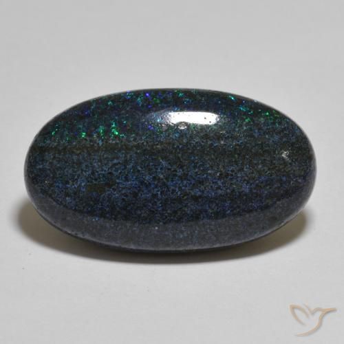 Opali in Matrice multicolore taglio ovale da 14,4 ct Honduras, dimensione 25,5 x 14,4mm, pietra preziosa naturale non trattati , purezza Opaque, Opali in Matrice Ovale cabochon da 1 pz, durezza Mohs di 5,5 - 6,5, Photo A