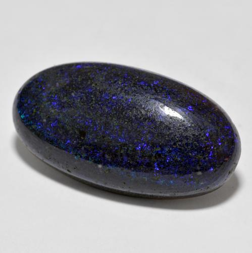 Ópalo en matriz Multicolor Cabujón Óvalo de 29 x 15,3mm de Honduras, peso de 20.37 ct, piedra preciosa natural No tratado en claridad Opaco, Ópalo en matriz de 1 pieza - Color: Multicolor, dureza Mohs de 5.5 - 6.5, Photo A