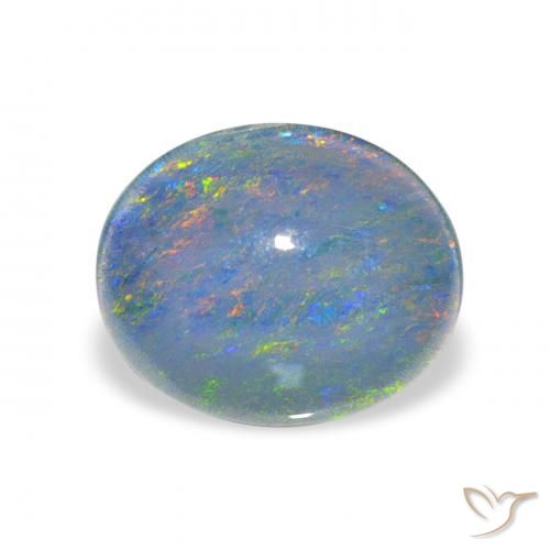 2.42ct Multicolor Opal Triplet, Oval, Opaque
