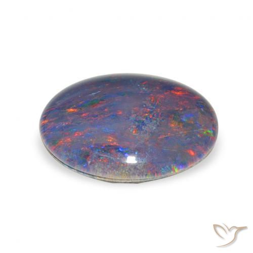 Opal Triplet Gemstone in 12 x 10 mm (calibrated) Size for Sale, Opal Triplet Stone in Multicolor Color