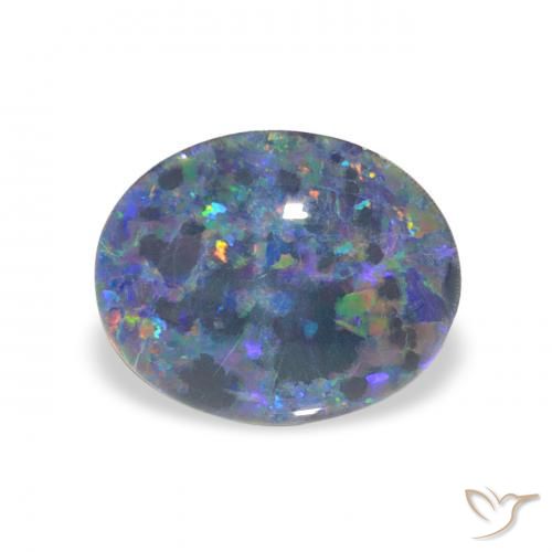 1.98ct Natural Multicolor Opal Triplet, Oval, Opaque