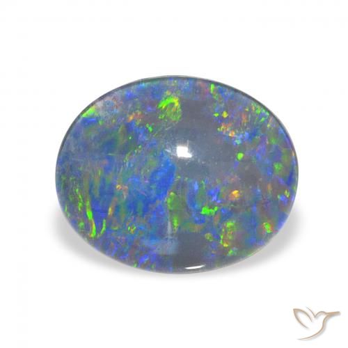 2.68ct Natural Multicolor Opal Triplet, Oval, Opaque