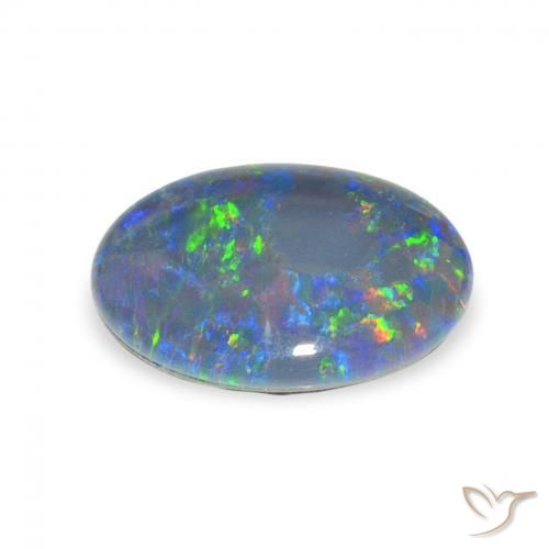 Opal Triplet Gemstone in 12 x 10 mm (calibrated) Size for Sale, Opal Triplet Stone in Multicolor Color