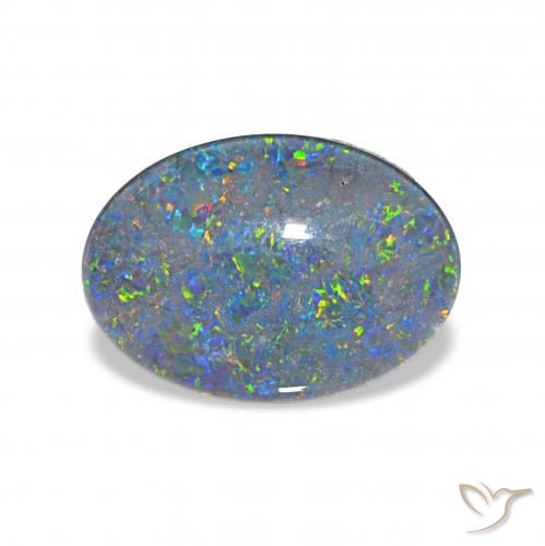 3.70ct Multicolor Opal Triplet, Oval, Opaque