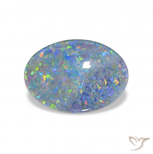 3.36ct Multicolor Opal Triplet, Oval, Opaque