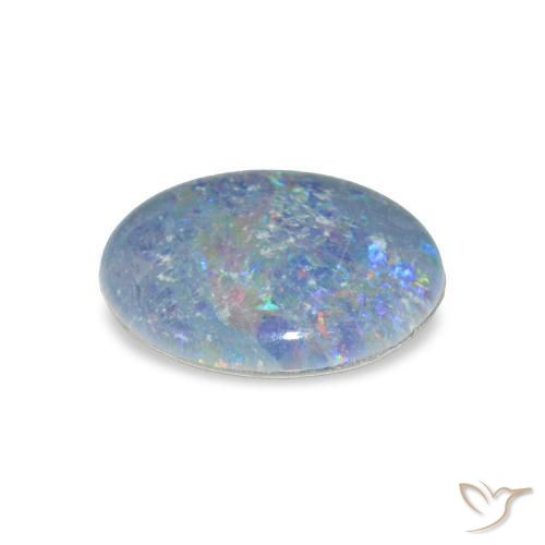 Opal Triplet Gemstone in 12 x 10 mm (calibrated) Size for Sale, Opal Triplet Stone in Multicolor Color
