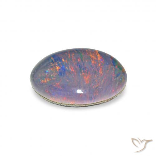 Opal Triplet Gemstone in 11 x 9 mm (calibrated) Size for Sale, Opal Triplet Stone in Multicolor Color