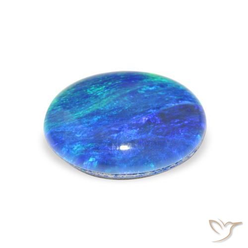 Opal Triplet Gemstone in 11 x 9 mm (calibrated) Size for Sale, Opal Triplet Stone in Multicolor Color