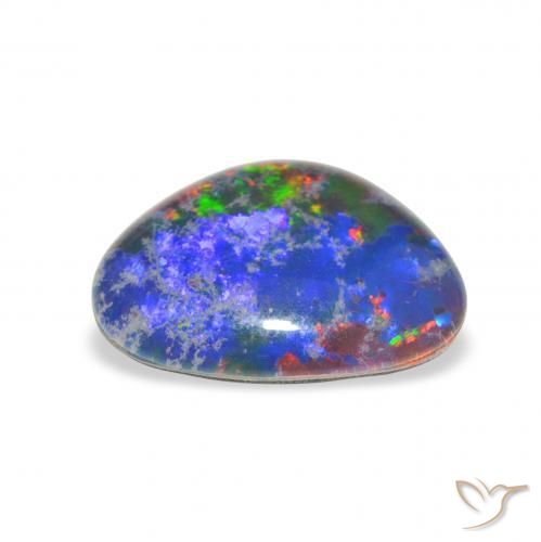Opal Triplet Gemstone in 13.5 x 10.8 mm Size for Sale, Opal Triplet Stone in Multicolor Color