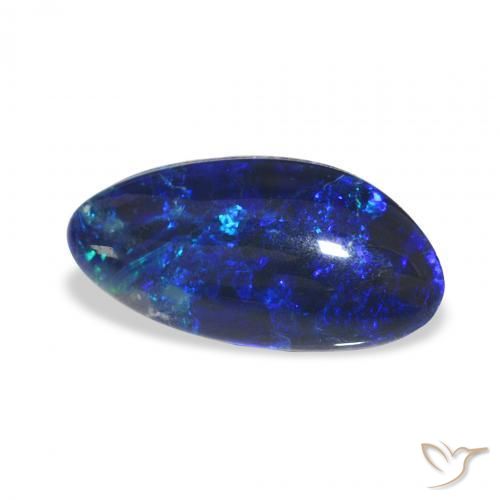 3.53 ct Multicolor Opal Triplet Stone, Natural Opal Triplet in Fancy Cabochon Shape for Sale