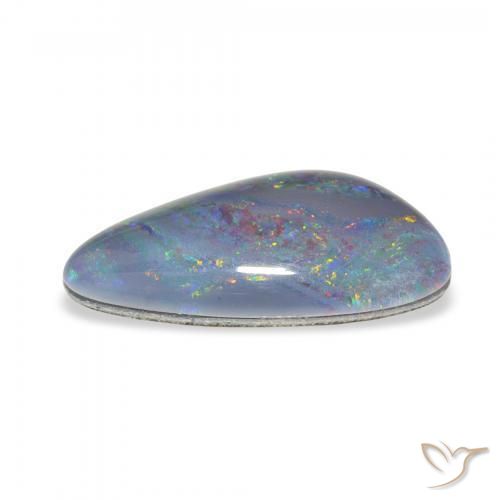 Opal Triplet Gemstone in 18.1 x 8.9 mm Size for Sale, Opal Triplet Stone in Multicolor Color