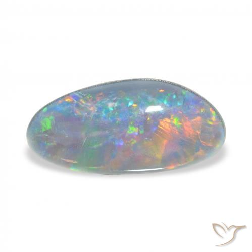 3.48ct Natural Multicolor Opal Triplet, Fancy, Opaque