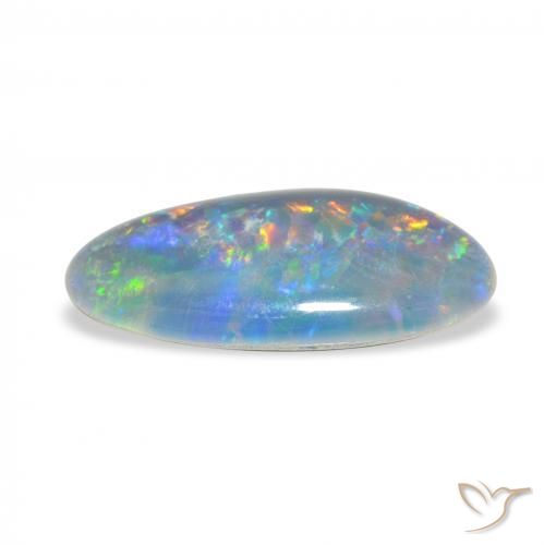 Opal Triplet Gemstone in 17.3 x 8.3 mm Size for Sale, Opal Triplet Stone in Multicolor Color