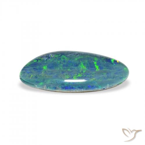 Opal Triplet Gemstone in 15.3 x 7.4 mm Size for Sale, Opal Triplet Stone in Multicolor Color