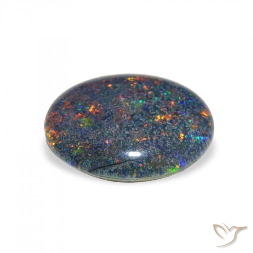 Opal Triplet Gemstone in 12 x 10 mm (calibrated) Size for Sale, Opal Triplet Stone in Multicolor Color