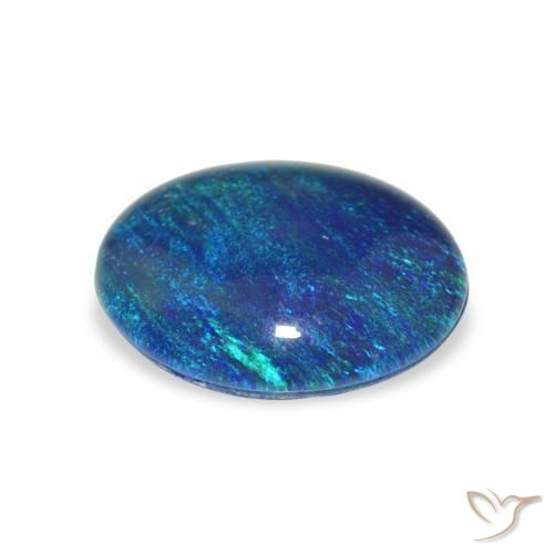 Opal Triplet Gemstone in 12 x 10 mm (calibrated) Size for Sale, Opal Triplet Stone in Multicolor Color