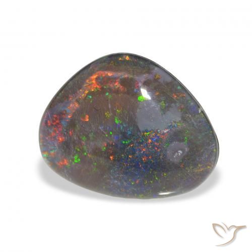 8.11 ct Multicolor Opal Triplet Stone, Natural Opal Triplet in Fancy Cabochon Shape for Sale