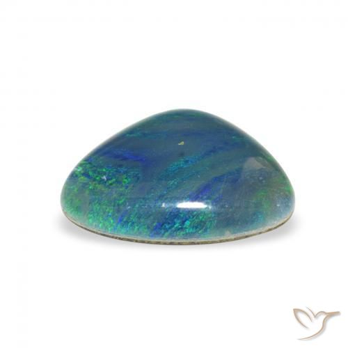 Opal Triplet Gemstone in 11.9 x 8.8 mm Size for Sale, Opal Triplet Stone in Multicolor Color
