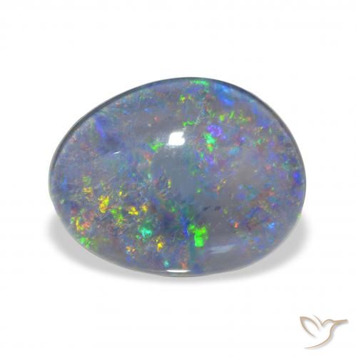 7.66ct Natural Multicolor Opal Triplet, Fancy, Opaque