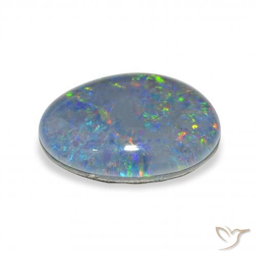 Opal Triplet Gemstone in 17 x 13.2 mm Size for Sale, Opal Triplet Stone in Multicolor Color