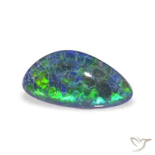 1.53 ct Multicolor Opal Triplet Stone, Natural Opal Triplet in Fancy Cabochon Shape for Sale