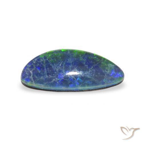 Opal Triplet Gemstone in 12.3 x 6.2 mm Size for Sale, Opal Triplet Stone in Multicolor Color