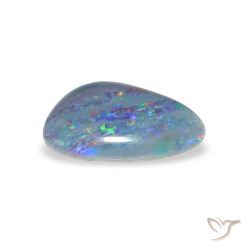 Opal Triplet Gemstone in 11.2 x 7.3 mm Size for Sale, Opal Triplet Stone in Multicolor Color