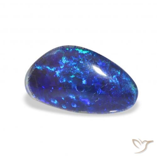 4.67 ct Multicolor Opal Triplet Stone, Natural Opal Triplet in Fancy Cabochon Shape for Sale