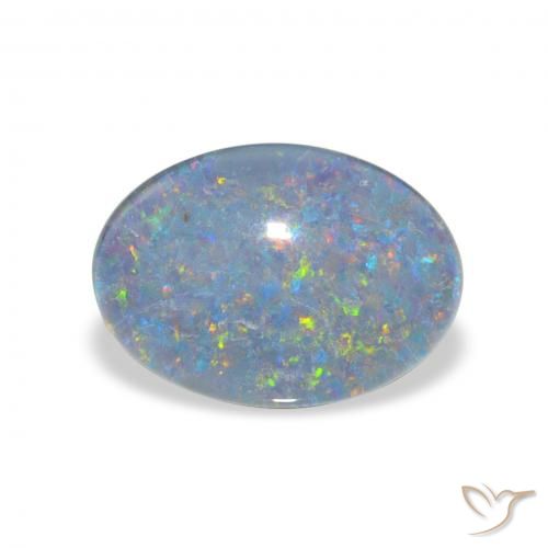 3.74ct Multicolor Opal Triplet, Oval, Opaque