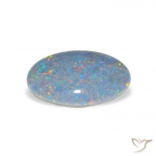Opal Triplet Gemstone in 14 x 10 mm (calibrated) Size for Sale, Opal Triplet Stone in Multicolor Color