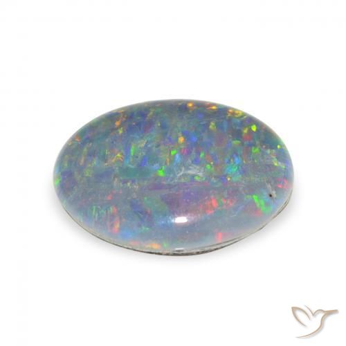 Opal Triplet Gemstone in 12 x 10 mm (calibrated) Size for Sale, Opal Triplet Stone in Multicolor Color