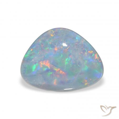 2.71ct Natural Multicolor Opal Triplet, Trillion, Opaque