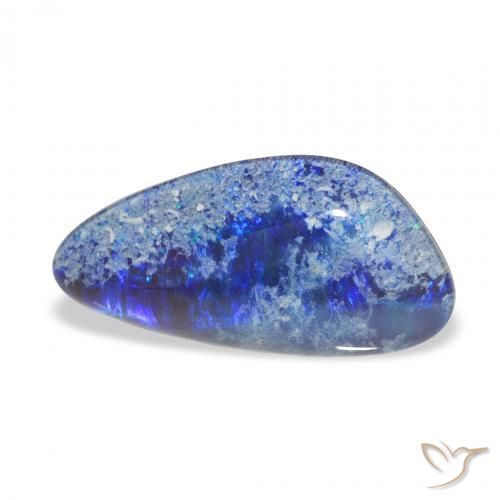 4.20 ct Multicolor Opal Triplet Stone, Natural Opal Triplet in Fancy Cabochon Shape for Sale