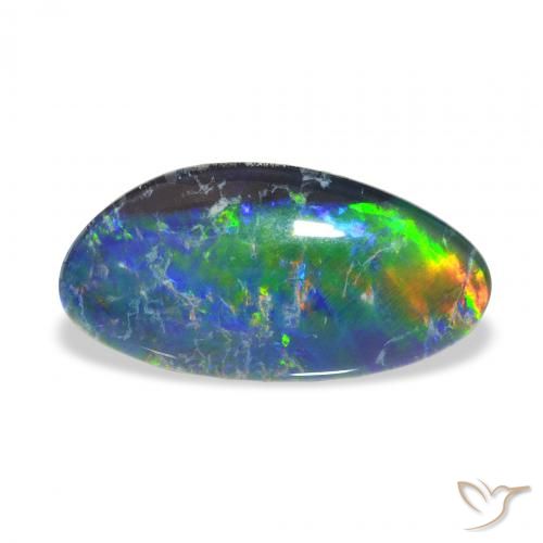 3.77ct Natural Multicolor Opal Triplet, Fancy, Opaque