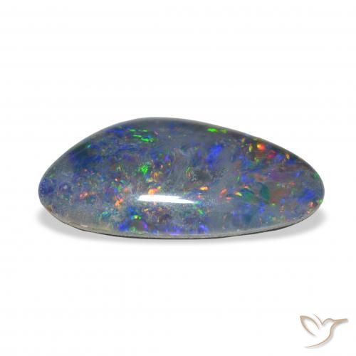Opal Triplet Gemstone in 17 x 9.5 mm Size for Sale, Opal Triplet Stone in Multicolor Color