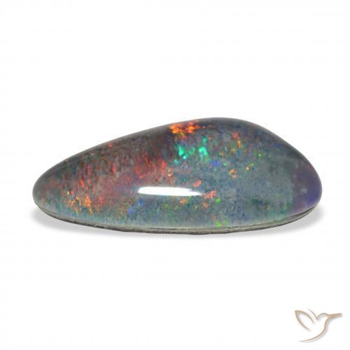 Opal Triplet Gemstone in 18.1 x 9.1 mm Size for Sale, Opal Triplet Stone in Multicolor Color