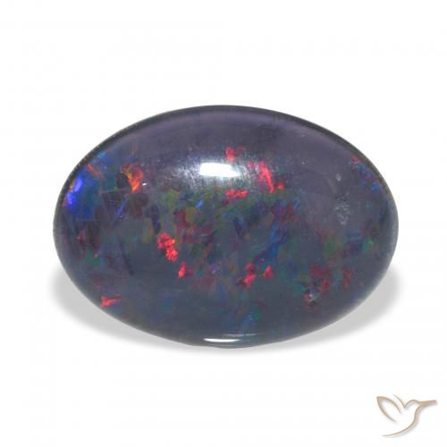 3.66ct Natural Multicolor Opal Triplet, Oval, Opaque