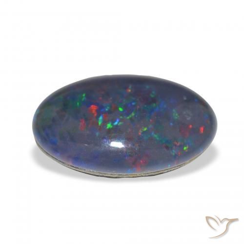 Opal Triplet Gemstone in 14 x 10 mm (calibrated) Size for Sale, Opal Triplet Stone in Multicolor Color