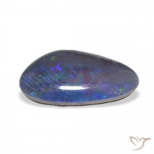 Opal Triplet Gemstone in 5.4 x 9.2 mm Size for Sale, Opal Triplet Stone in Multicolor Color