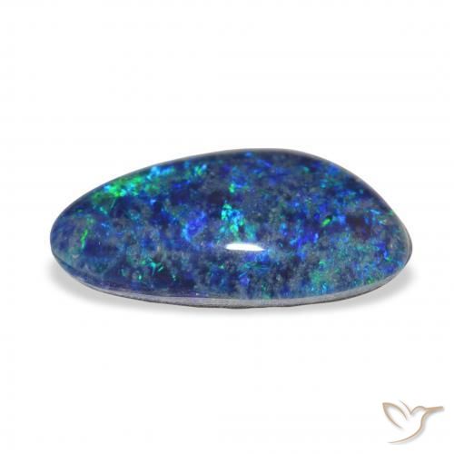 Opal Triplet Gemstone in 15.4 x 9.1 mm Size for Sale, Opal Triplet Stone in Multicolor Color