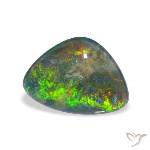 1.89 ct Multicolor Opal Triplet Stone, Natural Opal Triplet in Fancy Cabochon Shape for Sale