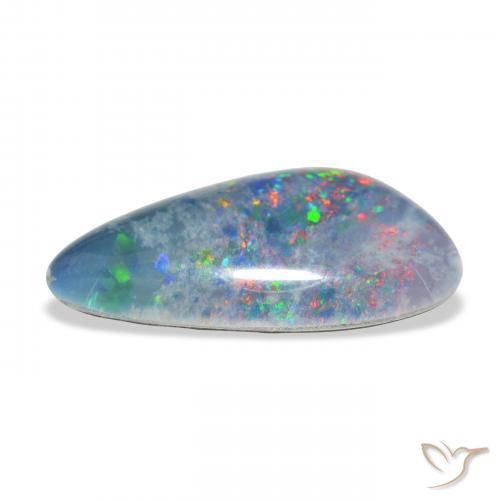 Opal Triplet Gemstone in 18.1 x 9.1 mm Size for Sale, Opal Triplet Stone in Multicolor Color