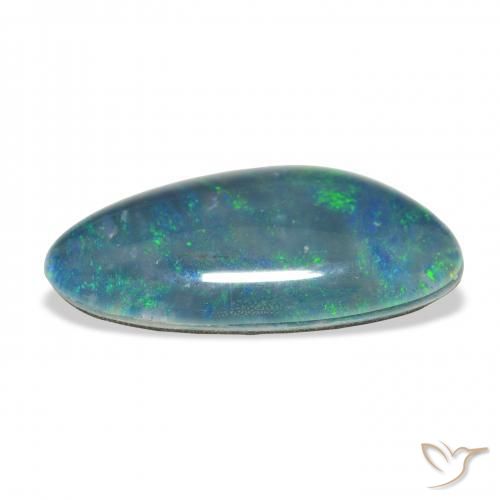 Opal Triplet Gemstone in 19.5 x 10 mm Size for Sale, Opal Triplet Stone in Multicolor Color