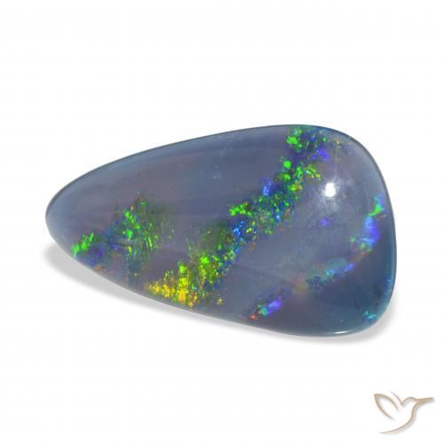 4.22 ct Multicolor Opal Triplet Stone, Natural Opal Triplet in Fancy Cabochon Shape for Sale