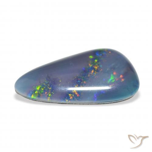 Opal Triplet Gemstone in 17.6 x 10 mm Size for Sale, Opal Triplet Stone in Multicolor Color