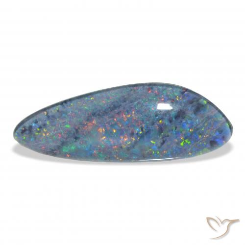 4.44ct Natural Multicolor Opal Triplet, Fancy, Opaque
